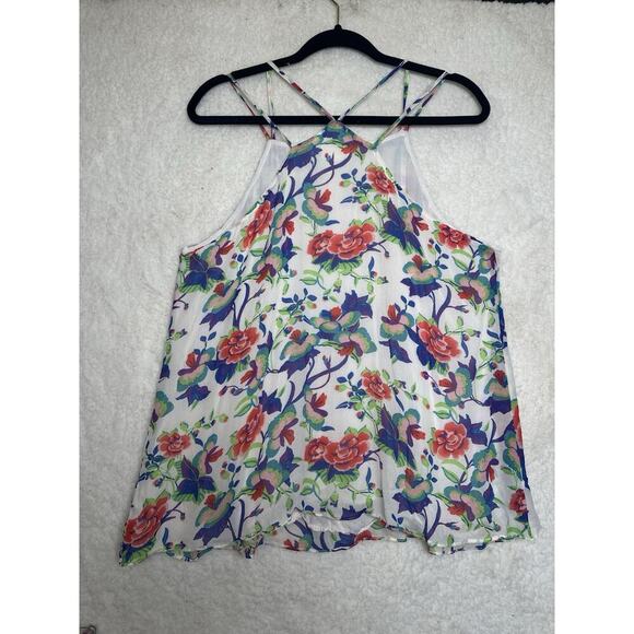 ANTHROPOLOGIE + MAEVE St Lucia Tank Top‎ Womens Sz L Cottagecore Fairy Feminine - Picture 5 of 10